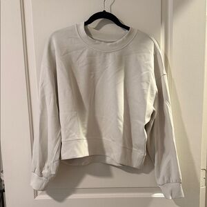lululemon athletica Cream Crew Neck Sweater